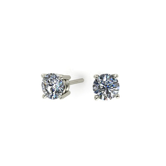 Round Lab Grown Diamond Studs