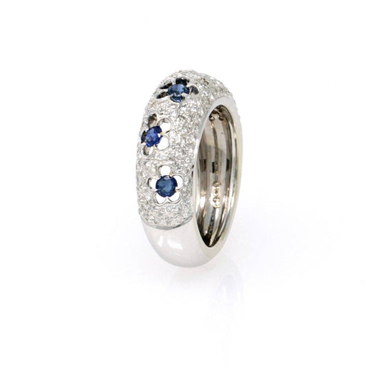 Cut Out Flower Band 1.30ct