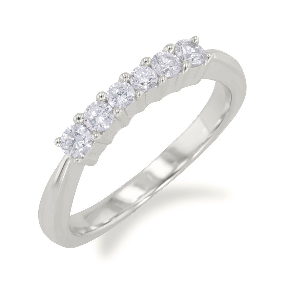 Knife Edge Diamond Band 0.32ct