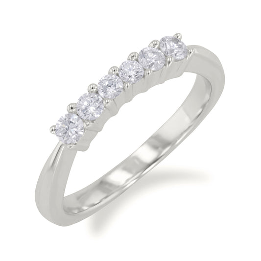 Knife Edge Diamond Band 0.32ct