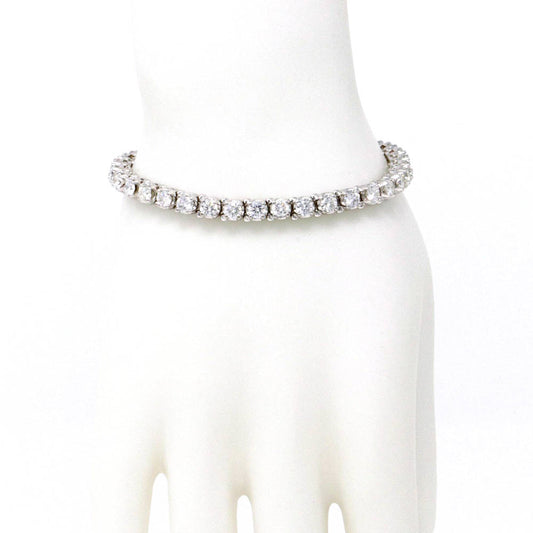 Brilliant-Cut Tennis Bracelet 7.01ct