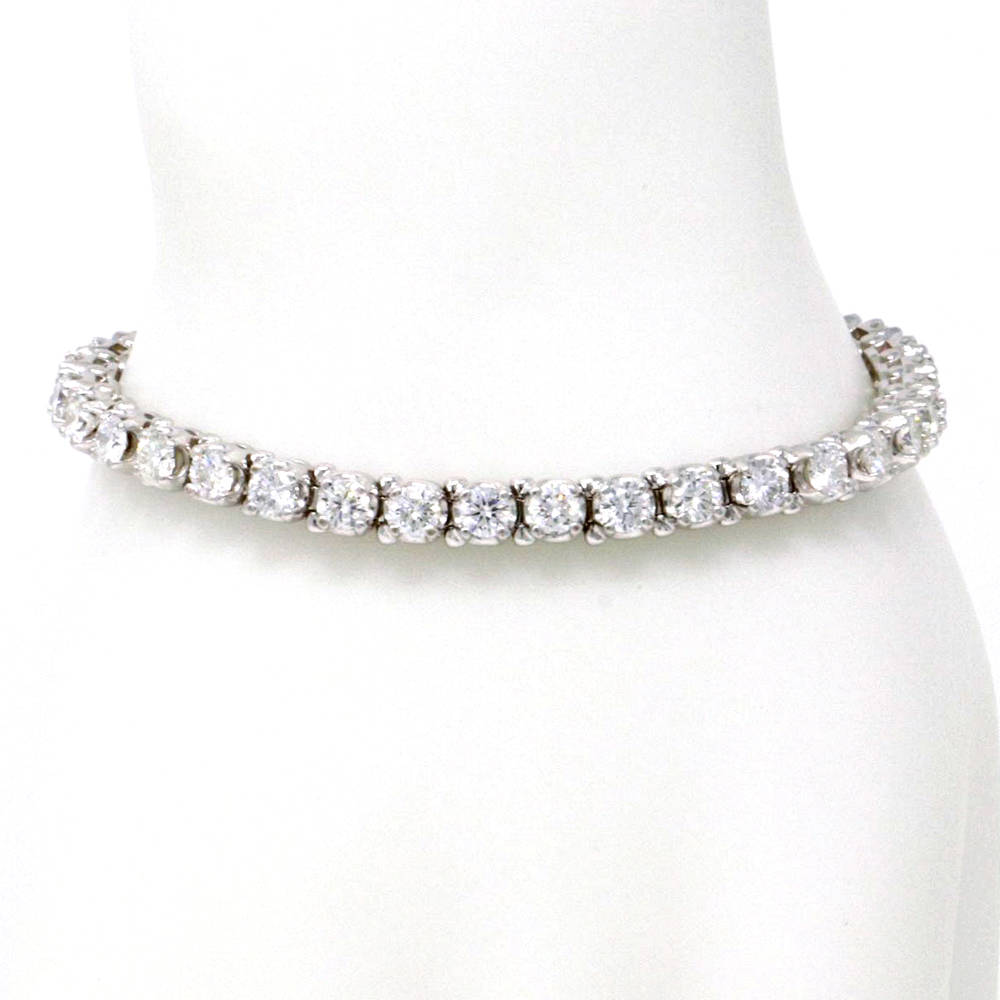 Brilliant-Cut Tennis Bracelet 7.01ct
