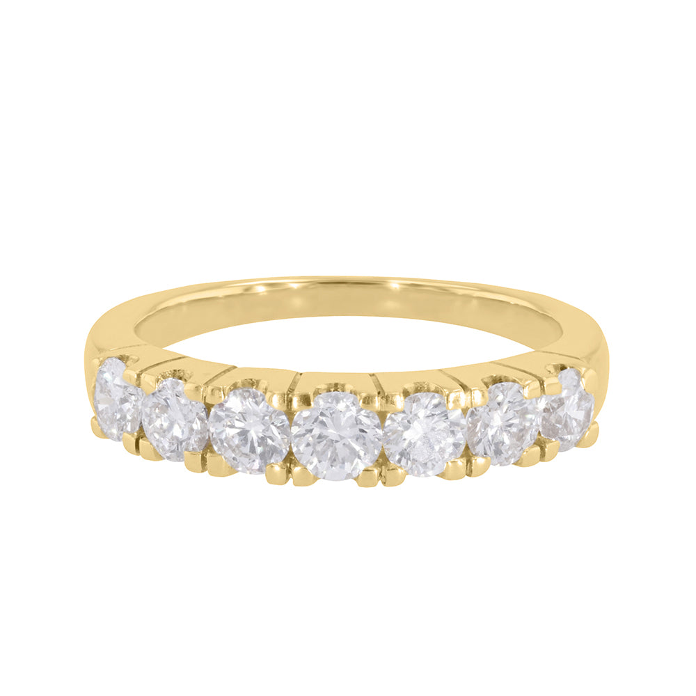 Yellow Gold Diamond Band 1.00ct