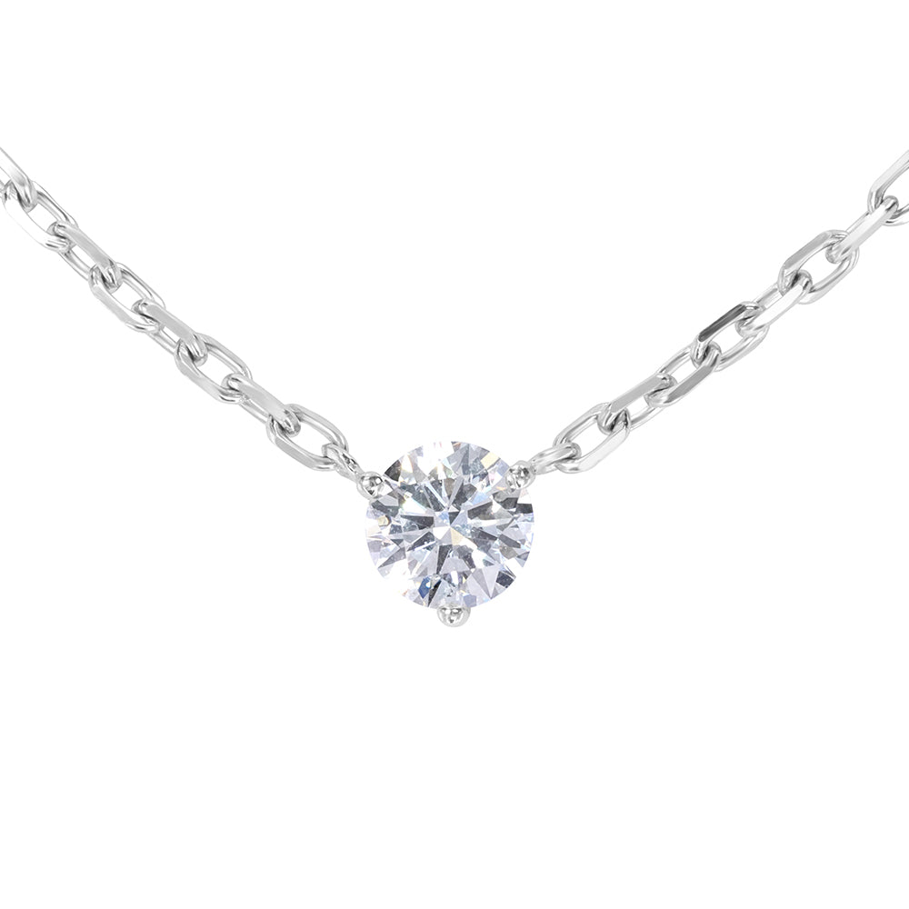 Solitaire Diamond Necklace 1.00ct