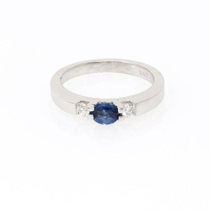 Three Stone Sapphire Ring 0.59ct