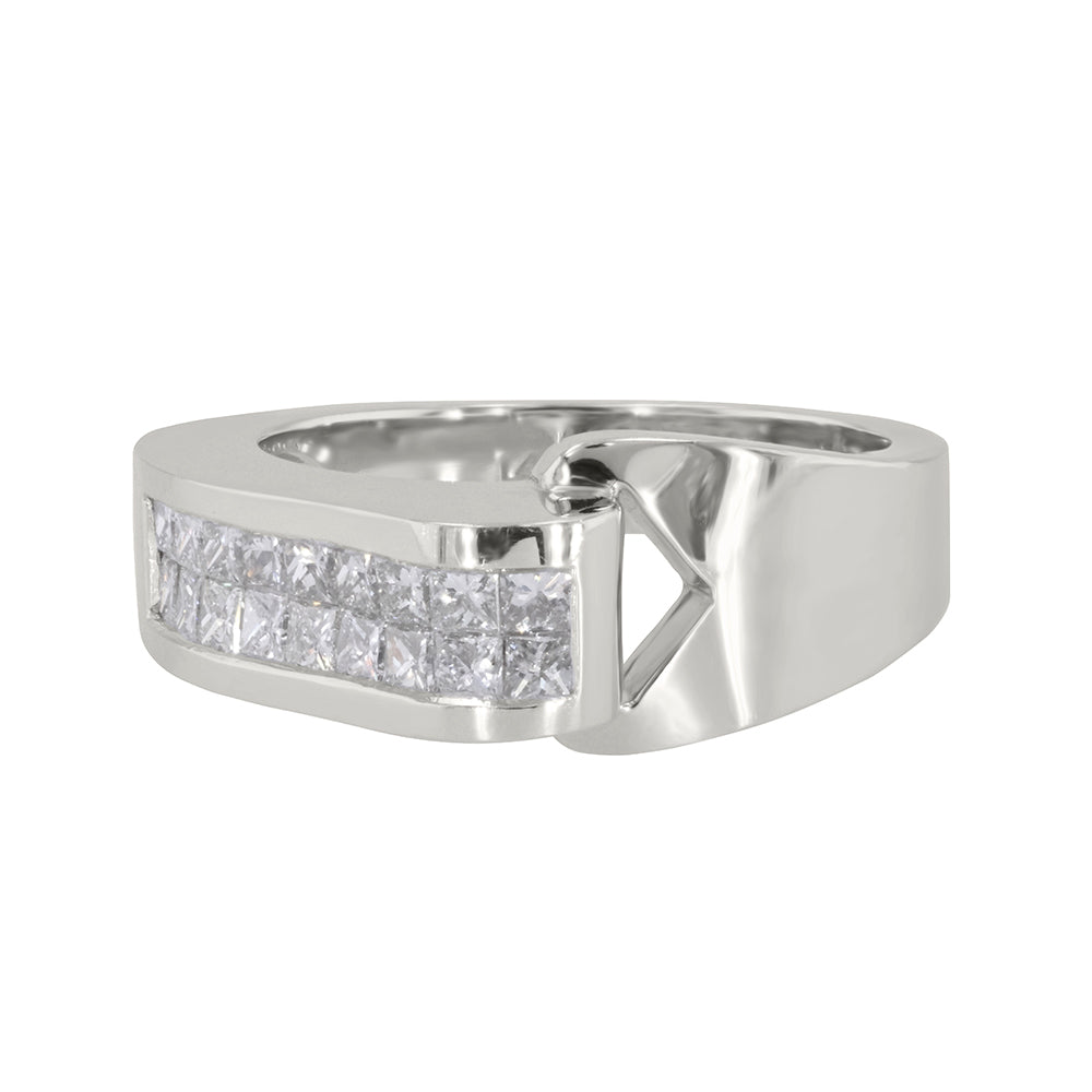 Princess Cut Design Ring 0.82ct