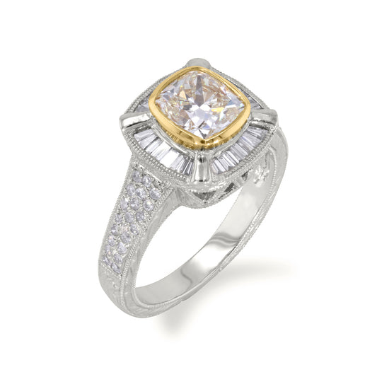 Cushion Cut Diamond Ring 1.50ct