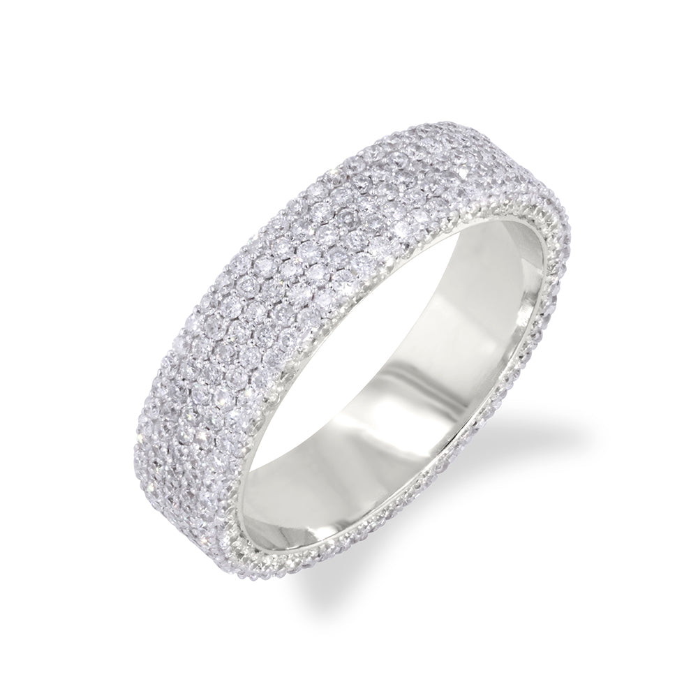 Pavé Diamond Eternity Band 1.65ct