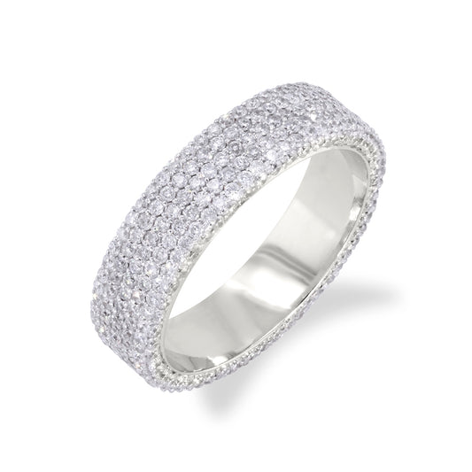 Pavé Diamond Eternity Band 1.65ct