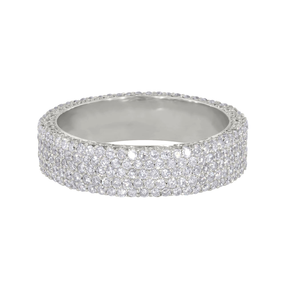 Pavé Diamond Eternity Band 1.65ct