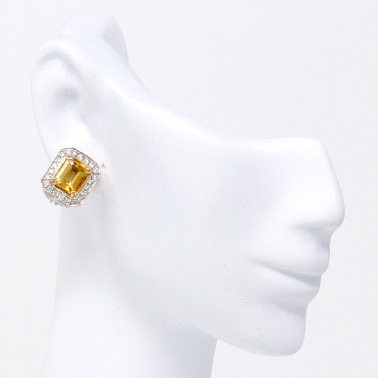 Yellow Topaz Statement Earrings 3.37ct