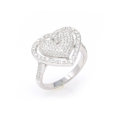 Pavé Heart Ring 0.71ct