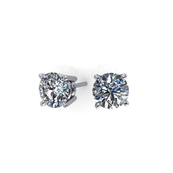 Round Lab Grown Diamond Studs