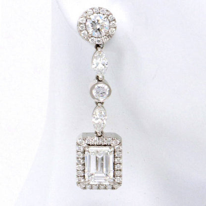 GIA Emerald Diamond Earrings 8.70ct