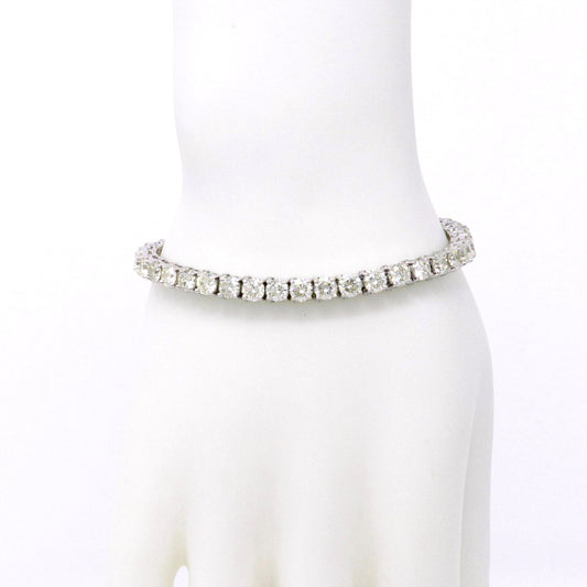 White Gold Brilliant-Cut Tennis Bracelet 12.80ct