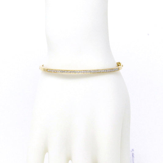 Channel Set Diamond Bangle 0.39ct