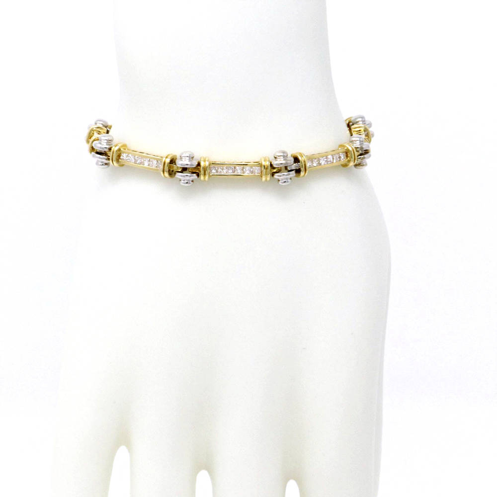 Trendy Link Bracelet 3.70ct
