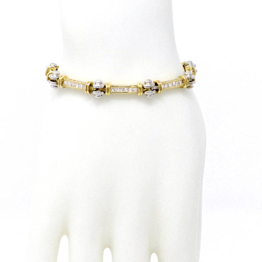 Trendy Link Bracelet 3.70ct