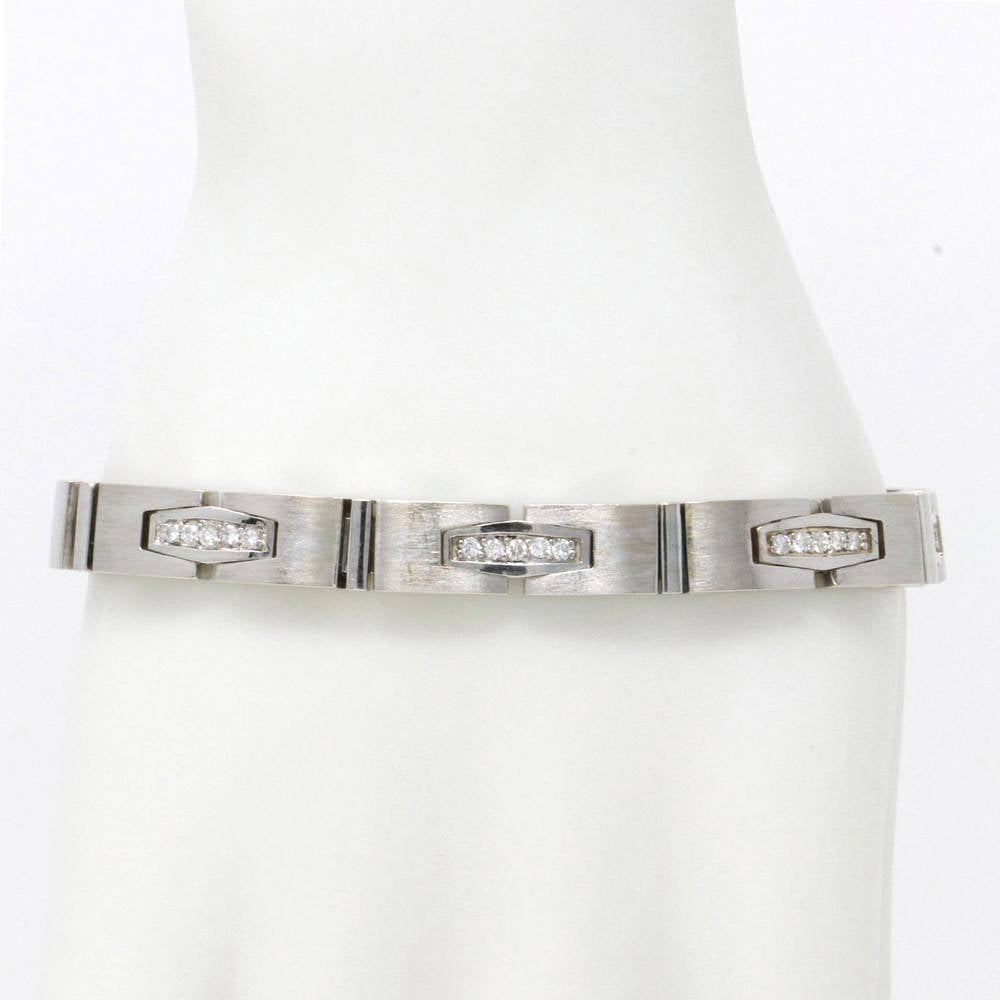 Brushed Gold Men's Bracelet 0.97ct