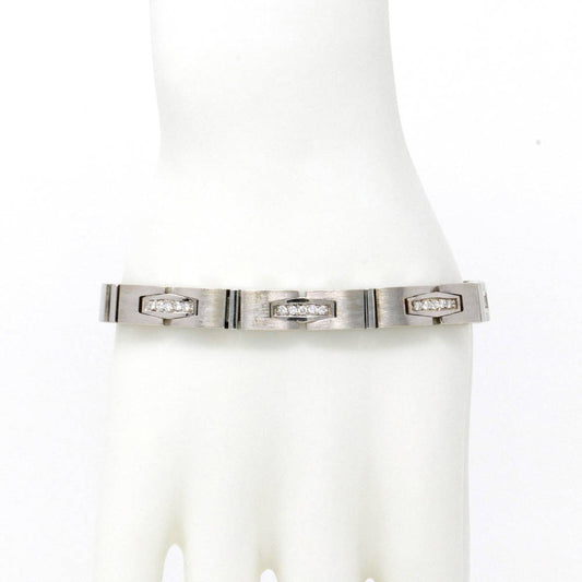 Brushed Gold Men's Bracelet 0.97ct