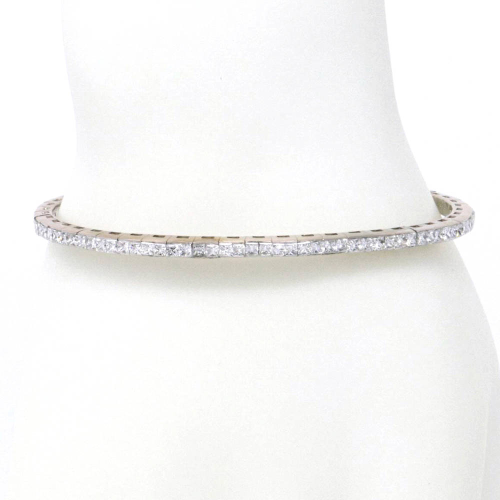 Invisible Set Bangle 2.50ct