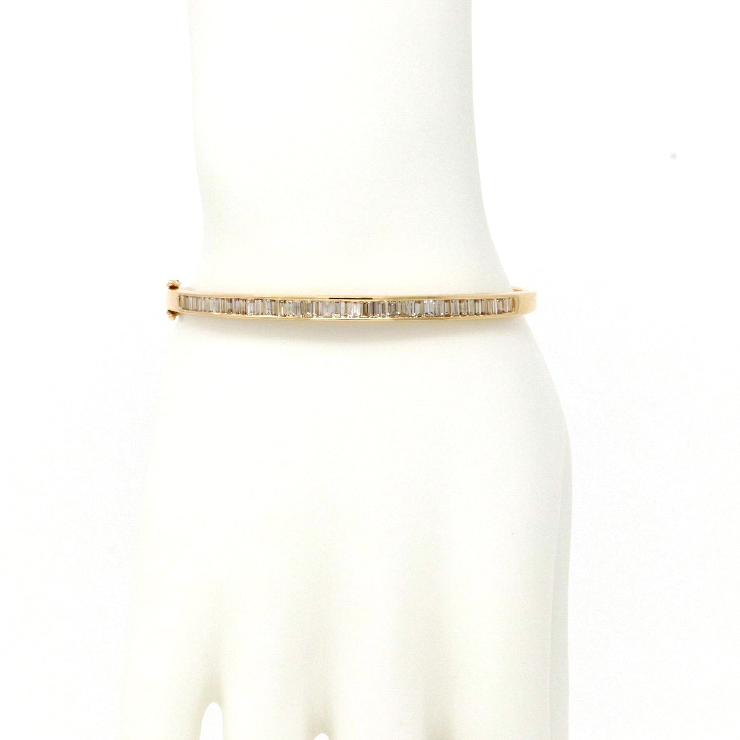 Channel Set Baguette Bangle 2.41ct