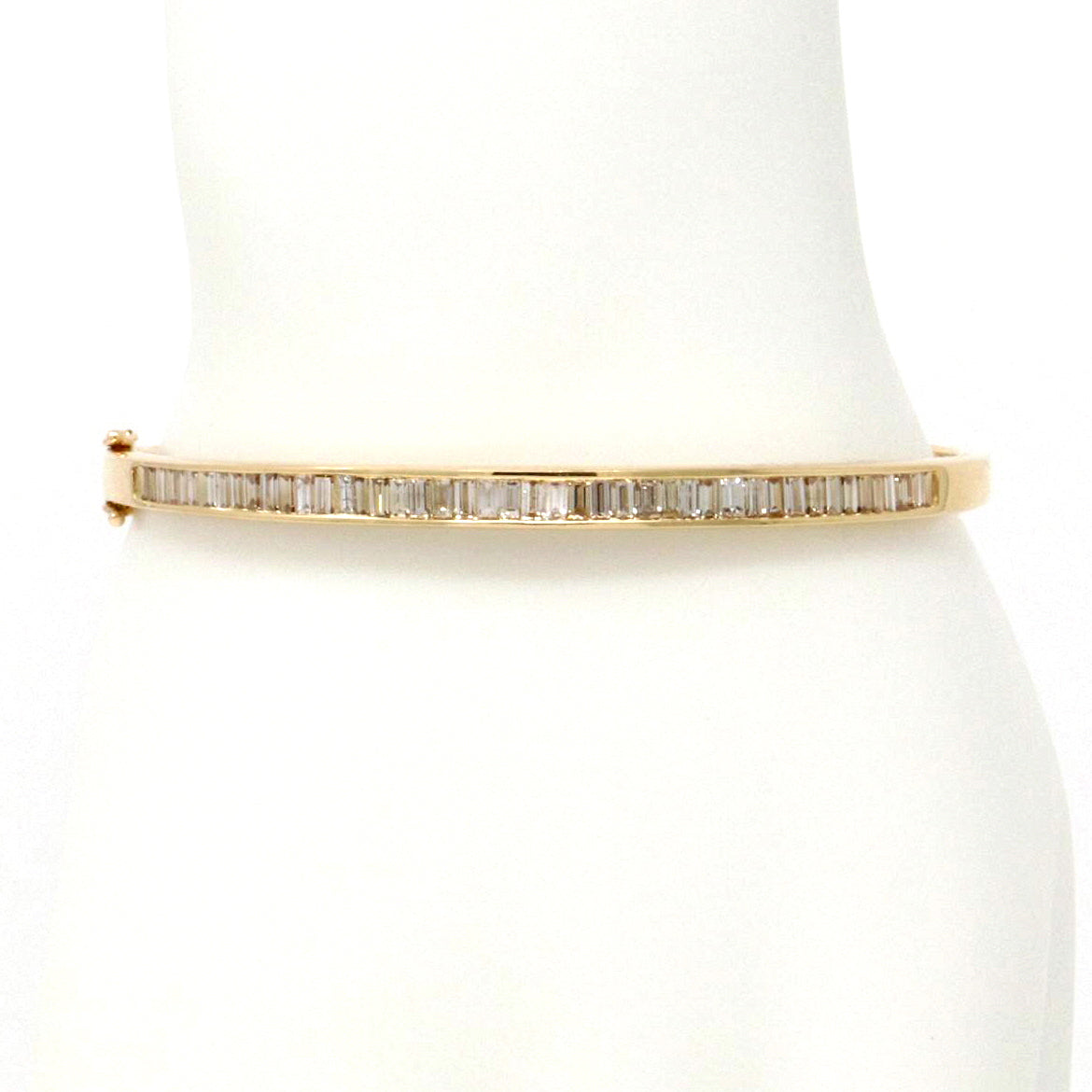 Channel Set Baguette Bangle 2.41ct