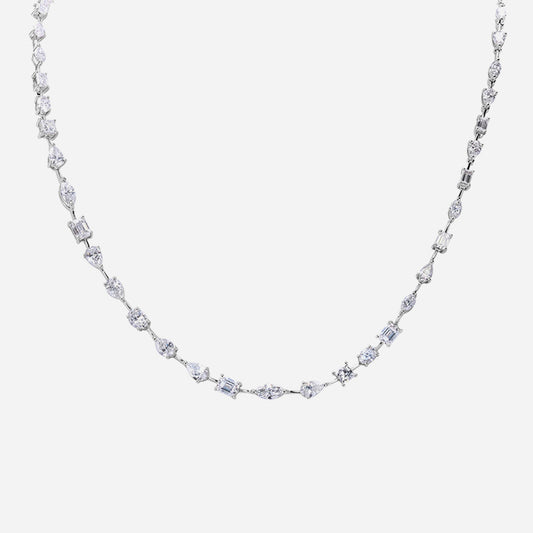 Mixed Shape Lab Grown Diamond Necklace 9.24ct