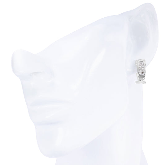 Princess Cut Clip Earrings 0.88ct