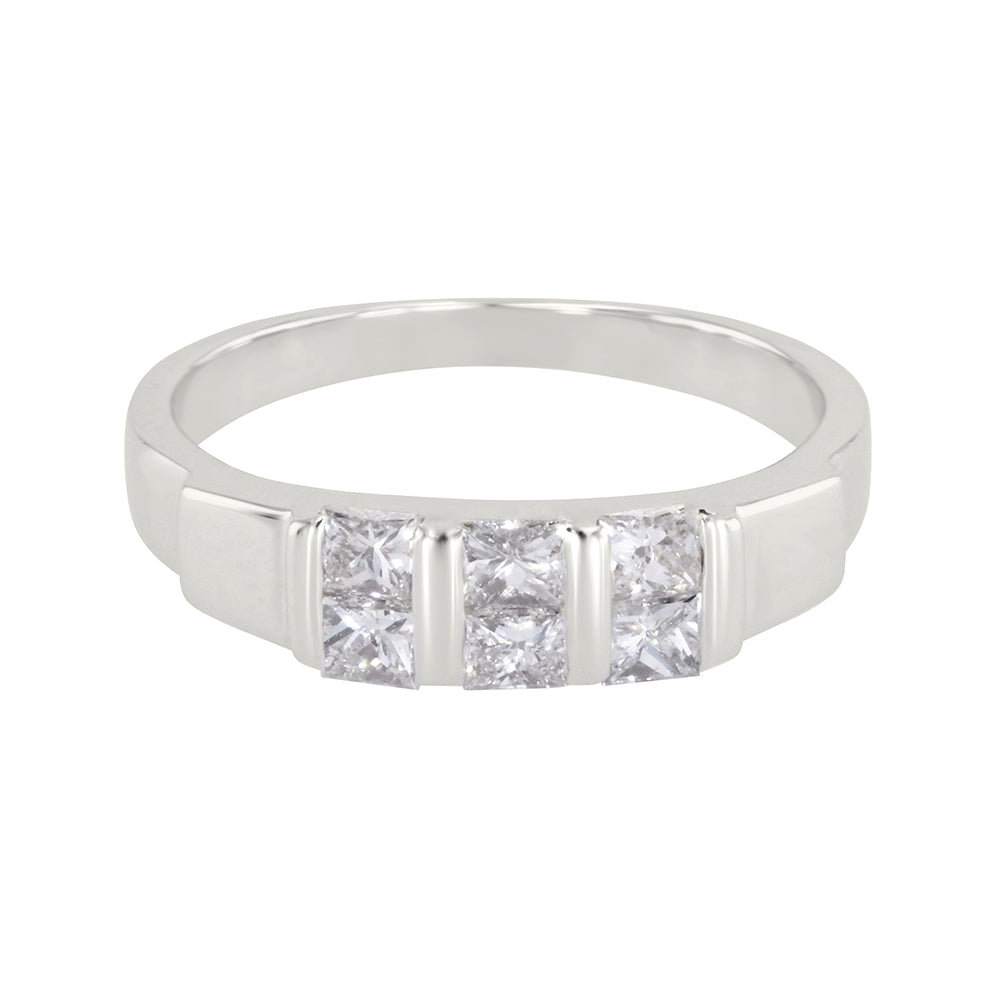Princess Cut Band 0.49ct
