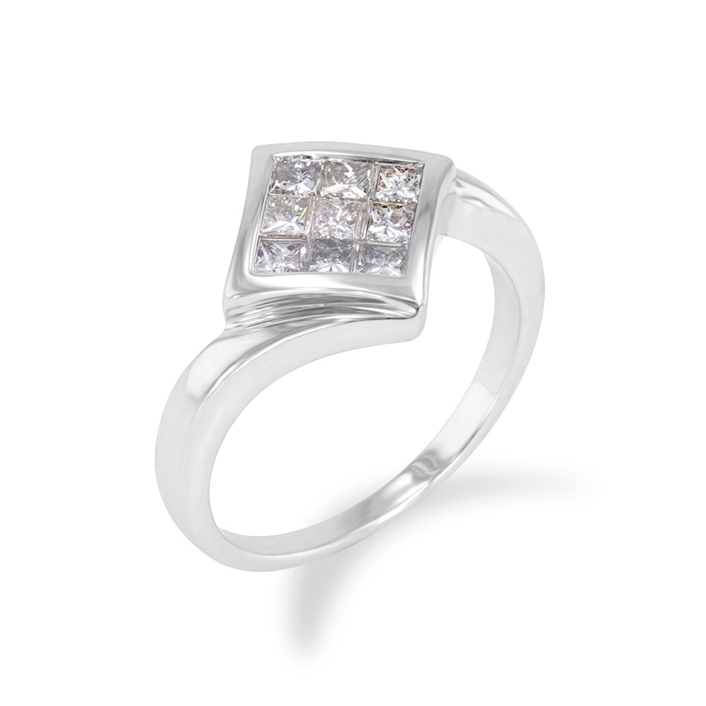 Princess Cut Diamond Ring 0.75ct