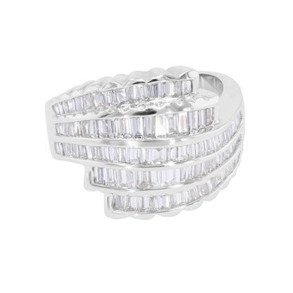 Baguette Diamond Rows Ring 1.68ct