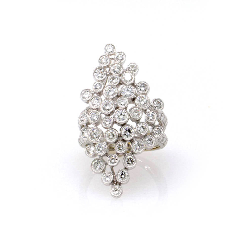 Diamond Shaped Bezel Ring 2.79ct