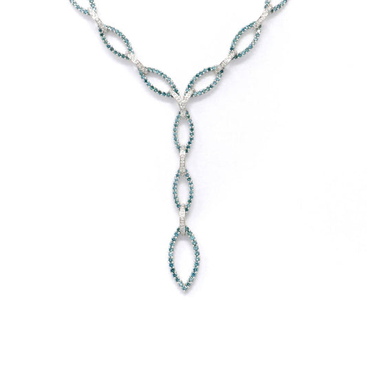 Eye Link Drop Necklace 8.63ct