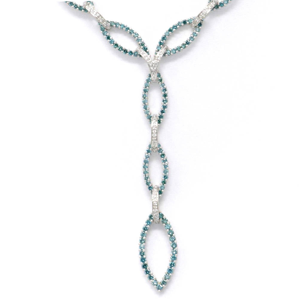 Eye Link Drop Necklace 8.63ct