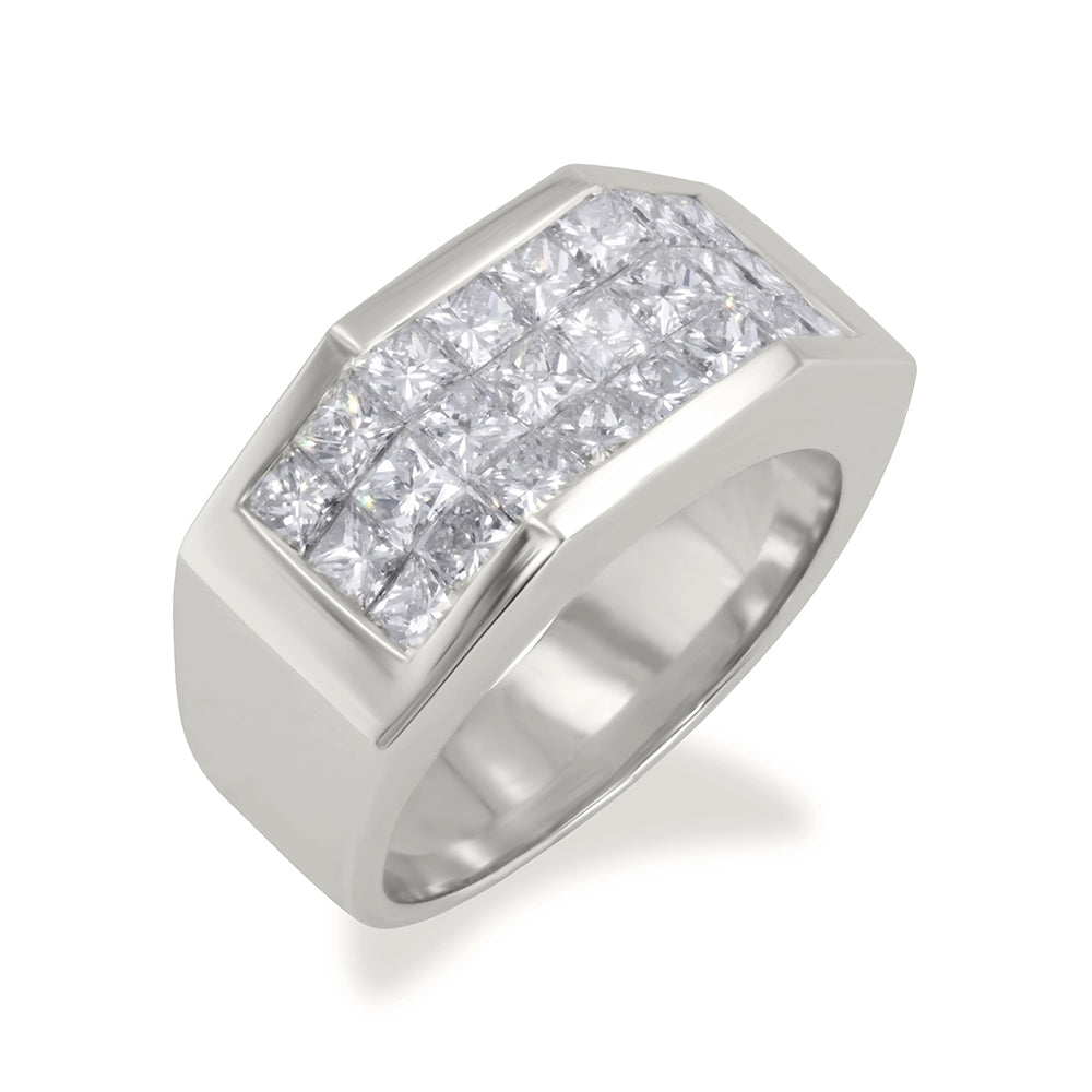 Angular Princess Cut Band 2.15ct