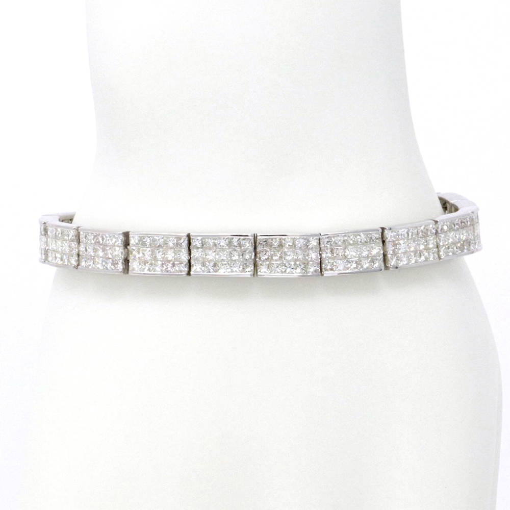 Invisible Tennis Bracelet 21.75ct
