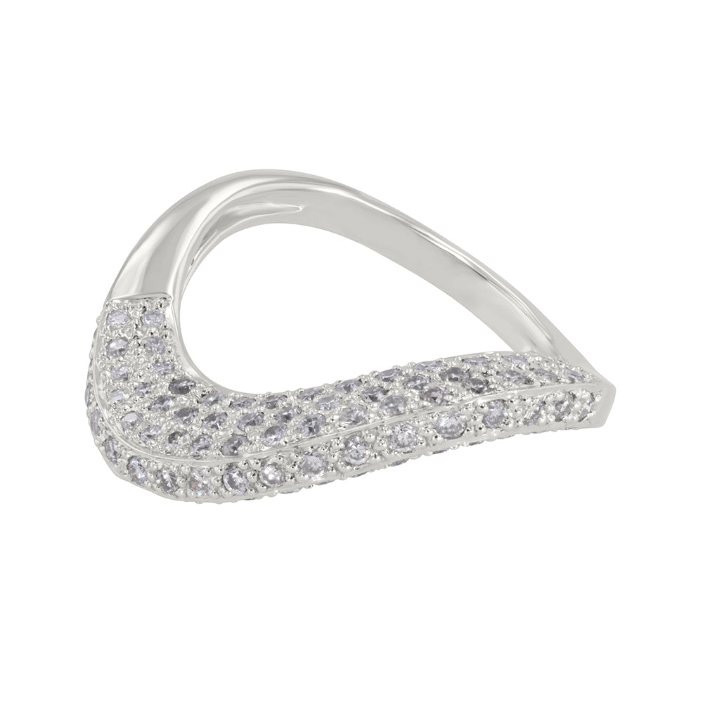 Wave Diamond Ring 0.79ct