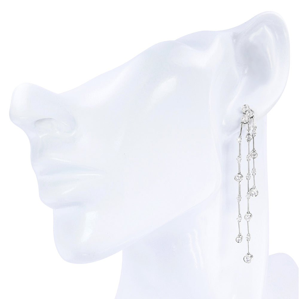 Raindrop Diamond Earrings 1.22ct