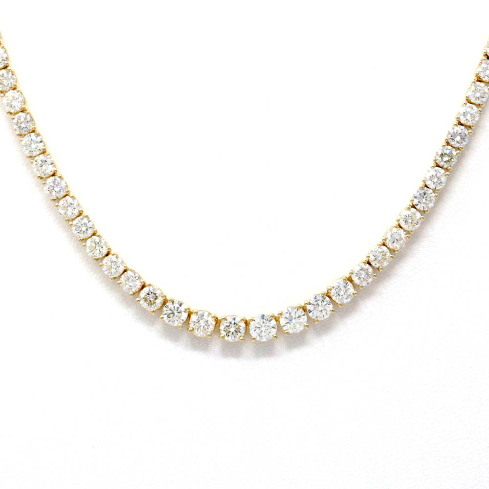 Diamond Tennis Necklace 10.24ct