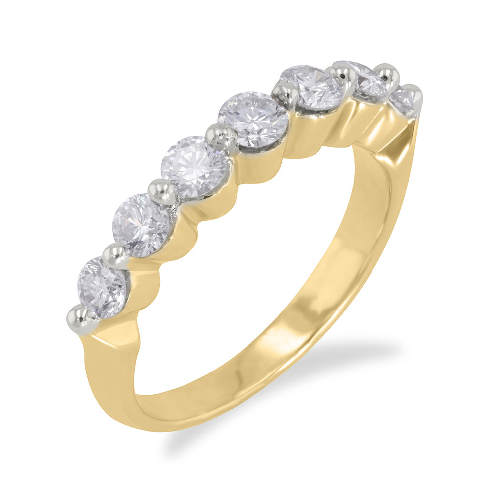 Seven Stone Band 0.84ct