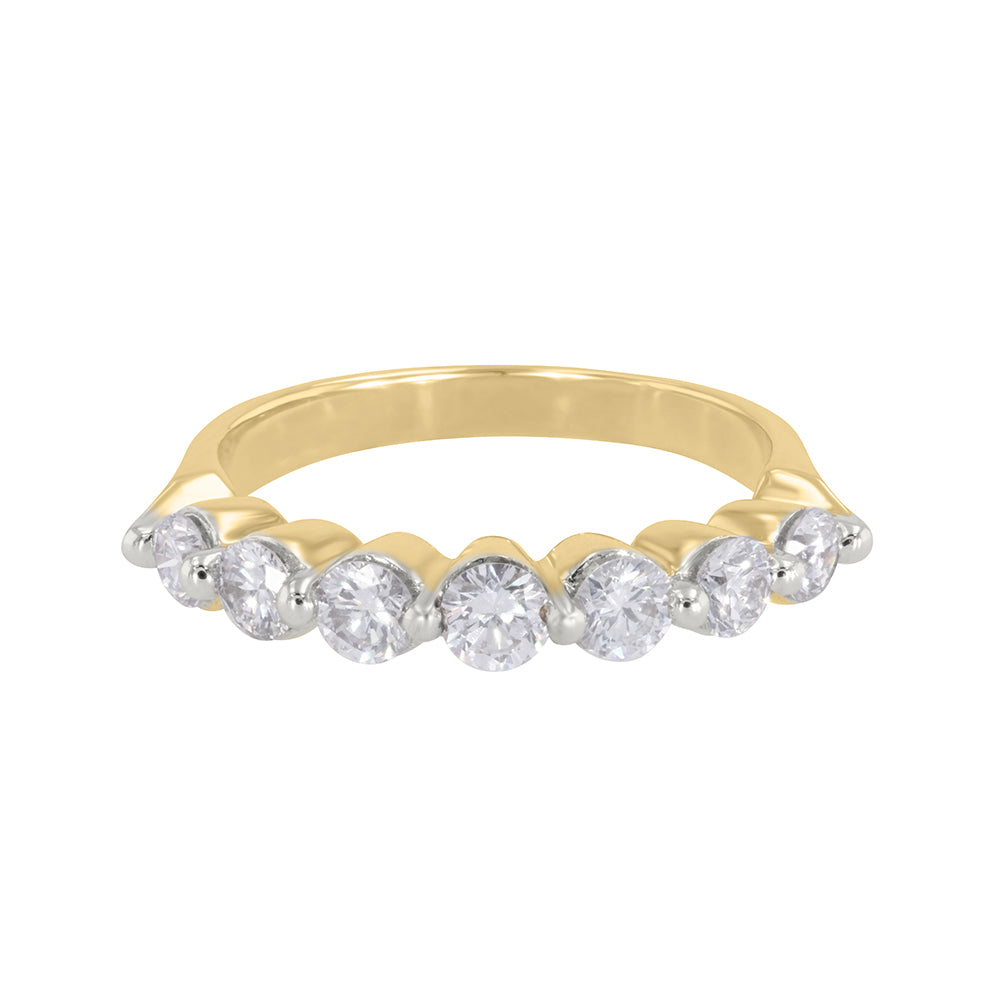 Seven Stone Band 0.84ct