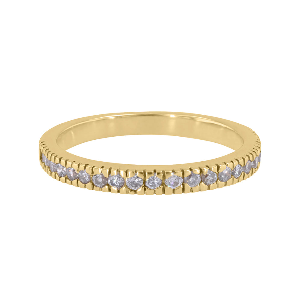 Yellow Gold Diamond Band 0.36ct