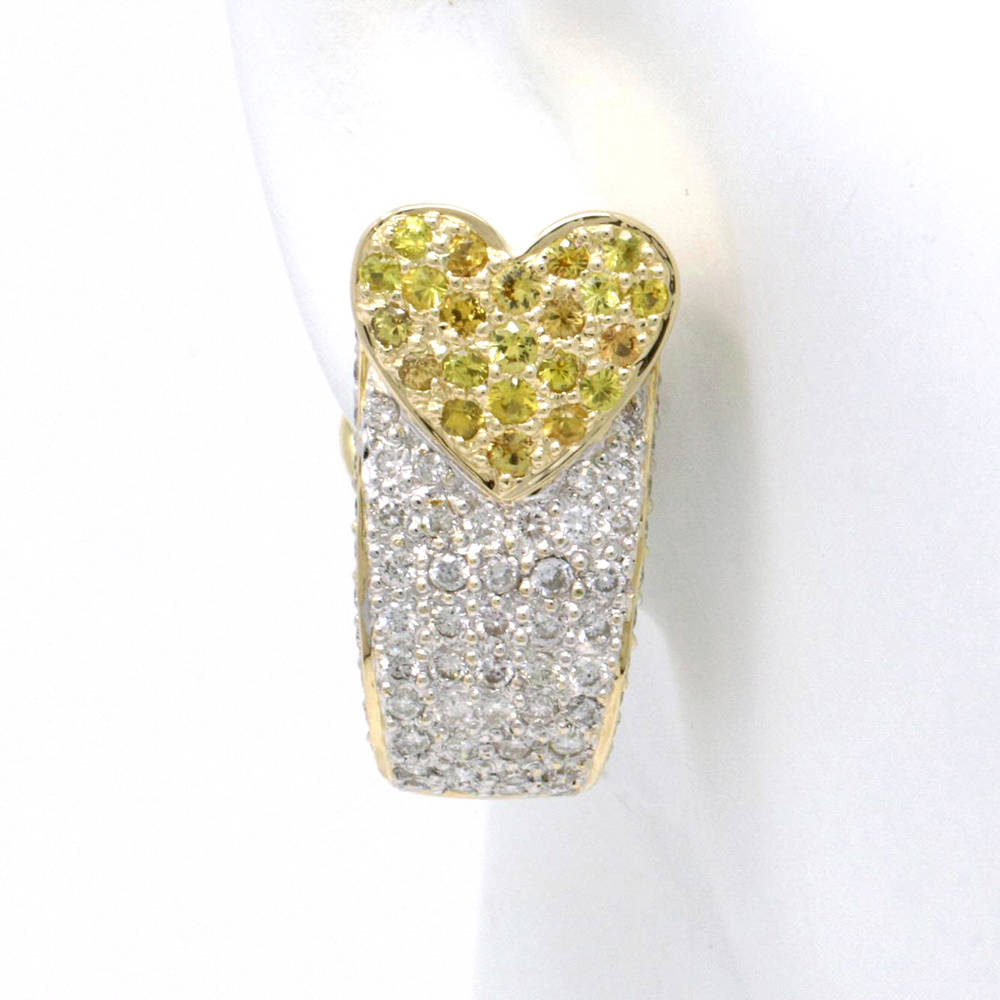 Shooting Heart Earrings 2.41ct