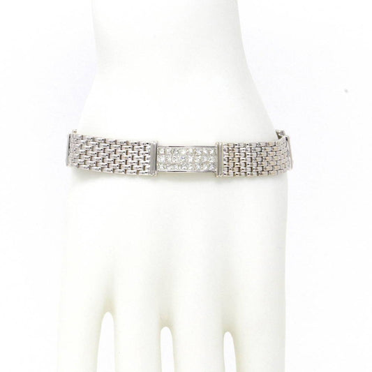 Invisible Set Men's Bracelet 8.01ct