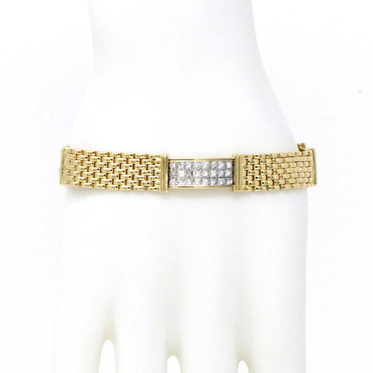 Invisible Set Men's Bracelet 8.10ct