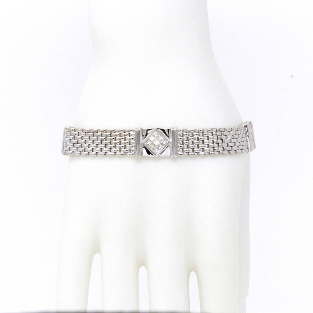 Modern Men's Diamond Bracelet 2.77ct