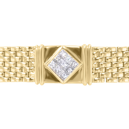 Modern Men's Diamond Bracelet 2.77ct