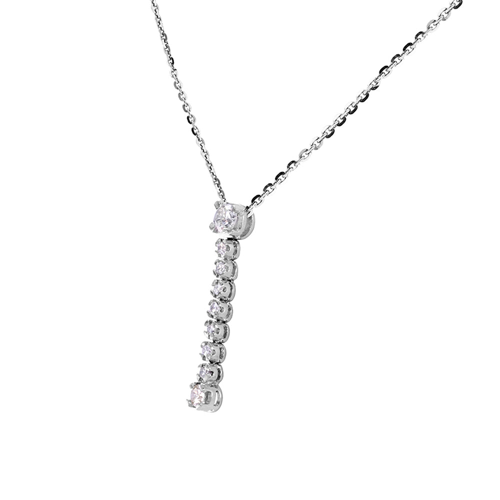 Raindrop Diamond Necklace 0.54ct