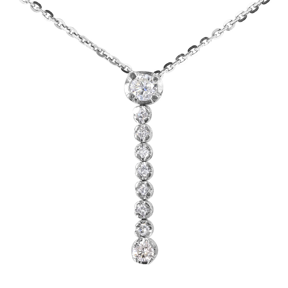 Raindrop Diamond Necklace 0.54ct